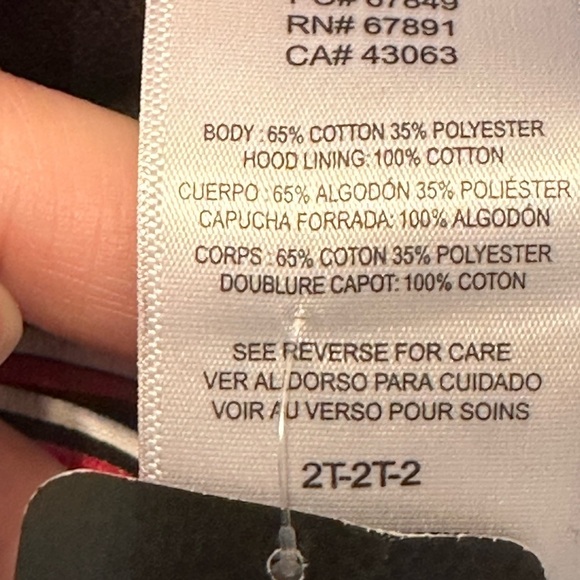 Arizona Cardinals Outer Stuff NFL Hoodie Size 2T NWT - Picture 4 of 7